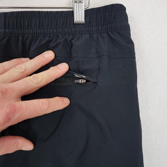 Eddie Bauer Pants Womens 14 Black Fleece Lined Hi Rise Cargo Jogger Sweatpants - Picture 11 of 16